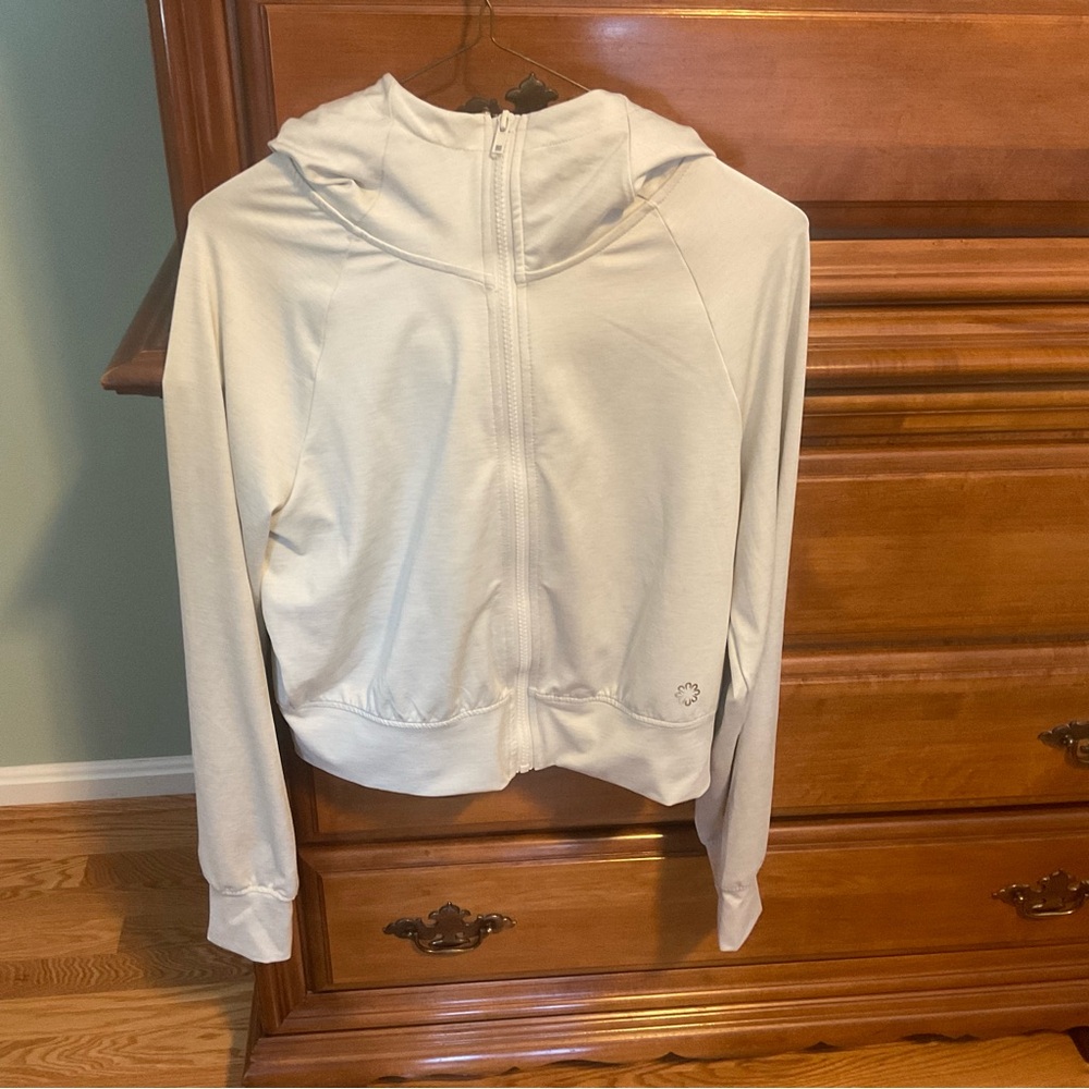 Pro Player Cream Utility Zip Up Hoodie Jacket